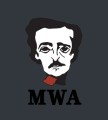 Mystery Writers of America Logo  Edgar Allen Poe